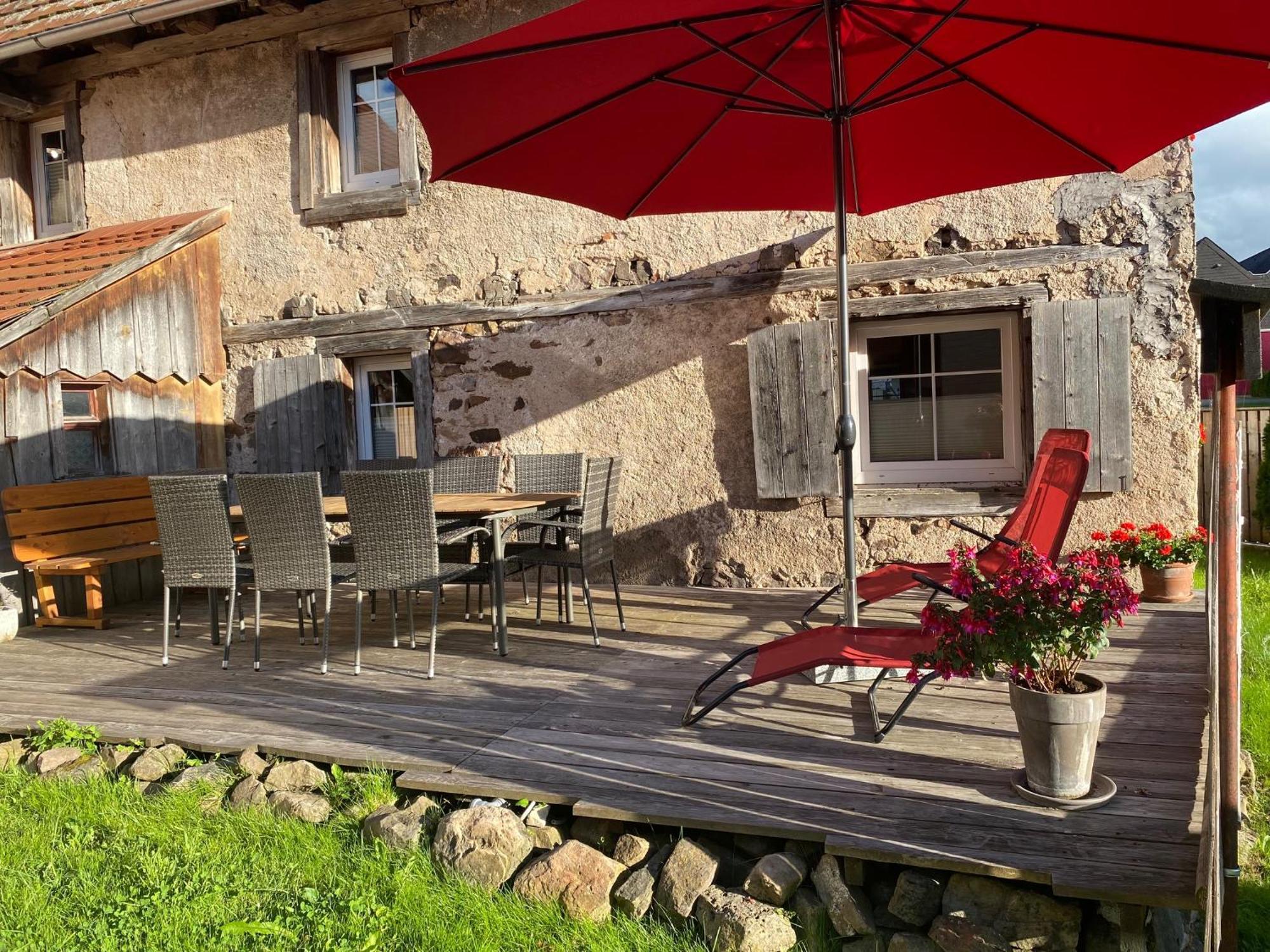 フィリンゲン・シュヴェニンゲンSchwarzwald - Ferienhaus In Tannheimアパートメント エクステリア 写真